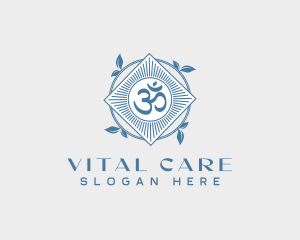Hinduism Yoga Om Logo