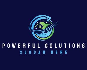 Power Wash Cleaning logo design