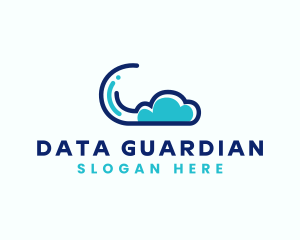 Database Cloud Network logo design