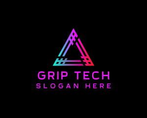 Tech Triangle Company logo design