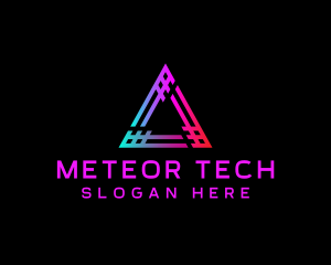 Tech Triangle Company logo design