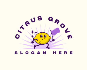 Citrus Lemon Fruit logo