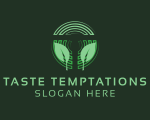 Leaf Circle Nature logo design