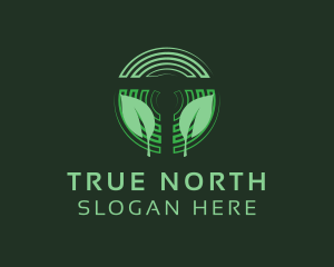 Leaf Circle Nature logo design