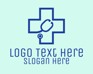 Blue Cross Stethoscope logo