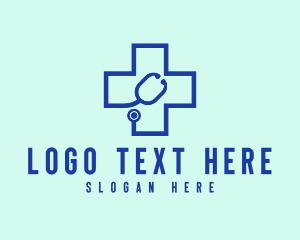 Blue Cross Stethoscope logo