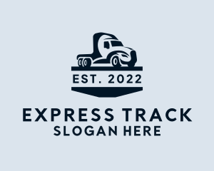 Truck Express Driver logo design