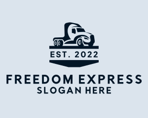 Truck Express Driver logo design