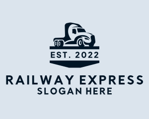 Truck Express Driver logo design