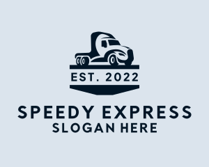 Truck Express Driver logo design