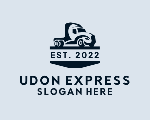 Truck Express Driver logo design