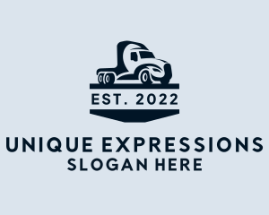 Truck Express Driver logo design