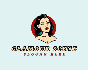 Pinup Woman Beauty logo