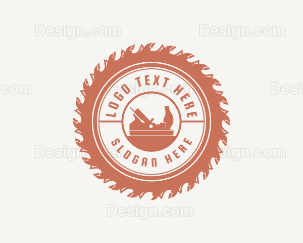 Circular Saw Woodworking Logo
