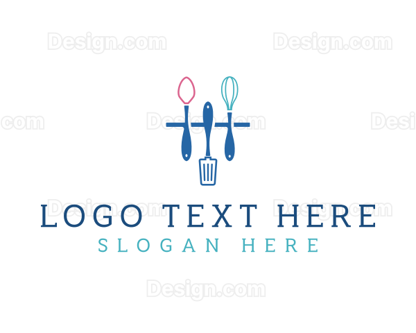 Kitchen Utensils Cooking Logo