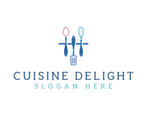 Kitchen Utensils Cooking logo design