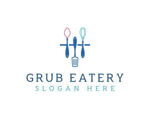 Kitchen Utensils Cooking logo design