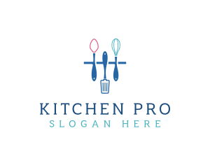 Kitchen Utensils Cooking logo design