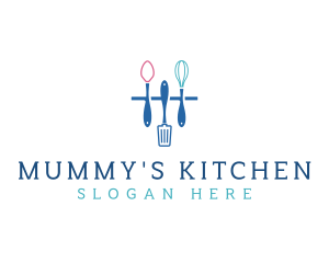 Kitchen Utensils Cooking logo design