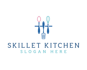 Kitchen Utensils Cooking logo design