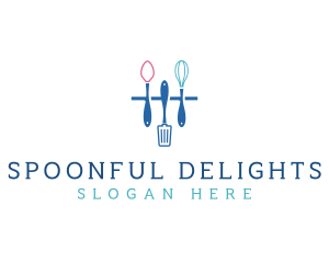 Kitchen Utensils Cooking logo design