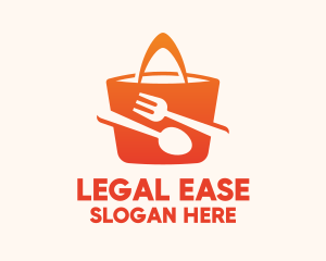 Orange Bag Food  Logo
