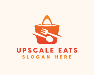 Orange Bag Food  logo design