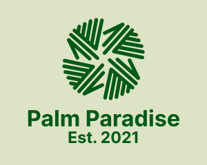 Natural Palm Leaves  logo