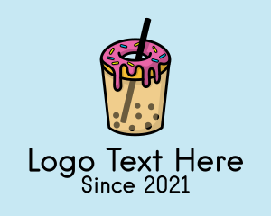 Dessert Donut Boba  logo