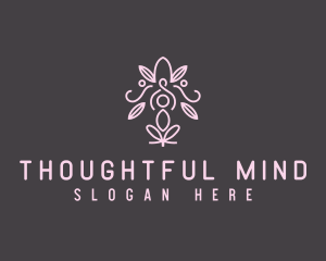 Yoga Meditation Spa logo design