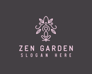 Yoga Meditation Spa logo design