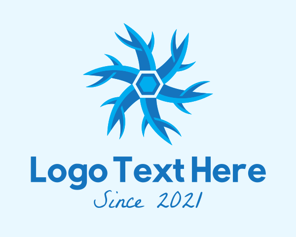 Snowy logo example 4