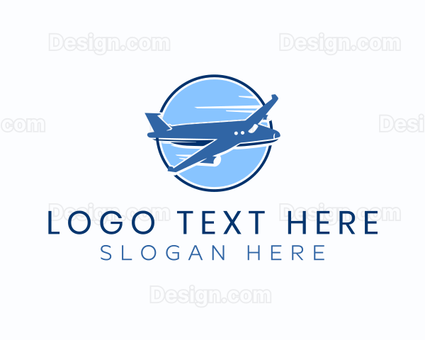 Jet Plane Travel Logo