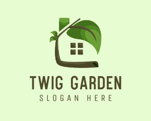 House Plant Residence logo design