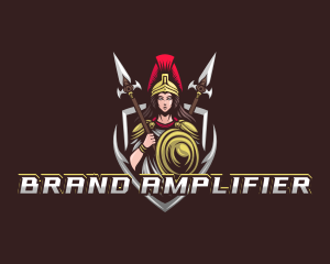 Goddess Spear Shield logo design