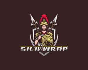 Goddess Spear Shield logo design