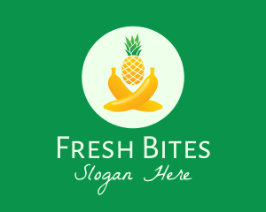 Fresh Tropical Fruits logo design