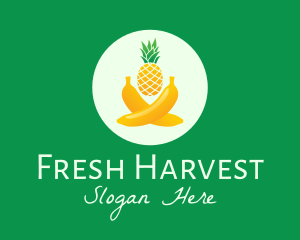 Fresh Tropical Fruits logo design