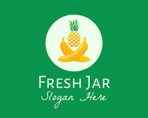 Fresh Tropical Fruits logo design