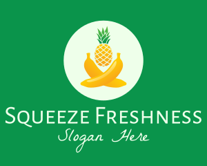 Fresh Tropical Fruits logo design