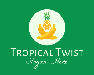 Fresh Tropical Fruits logo design