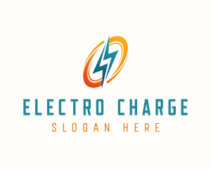 Power Lightning Electric logo design