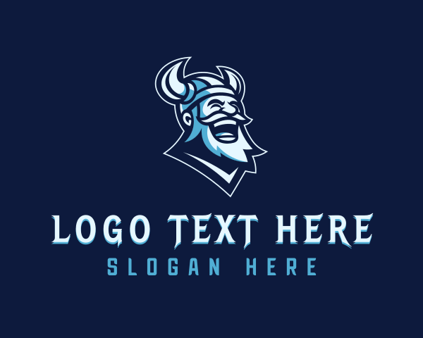 Laughing logo example 1