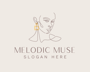 Elegant Beauty Earring Logo