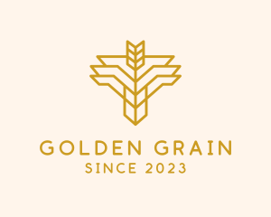 Premium Wheat Farm logo design