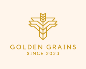 Premium Wheat Farm logo design