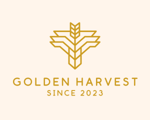 Premium Wheat Farm logo design