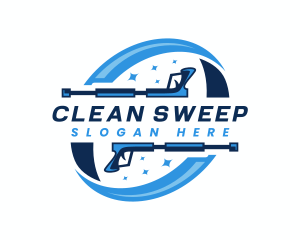 Cleaning Pressure Washing logo design