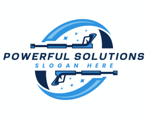 Cleaning Pressure Washing logo design