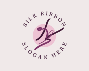 Ballet  Ribbon Dancer logo design